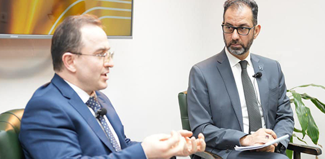 أستضاف مركز رواق بغداد للسياسات العامة السفير الروسي في العراق السيد البروس كوتراشيف