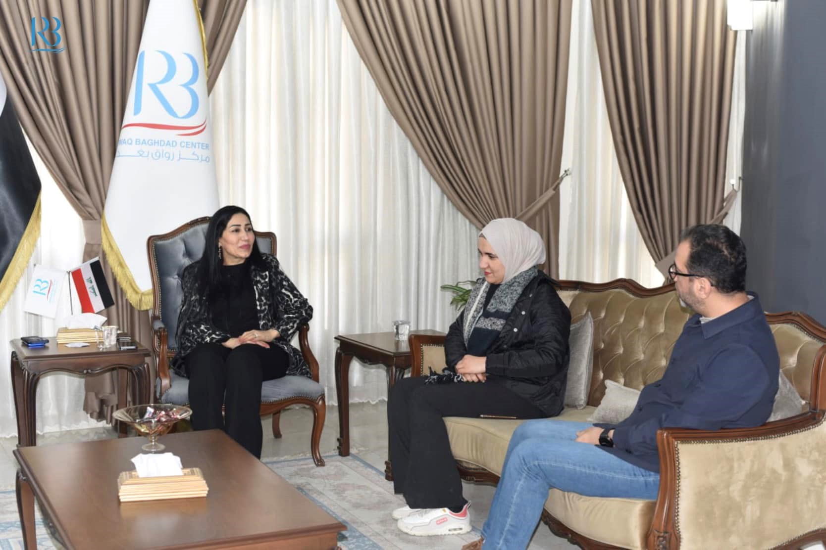 استقبل المدير التنفيذي لمركز رواق بغداد