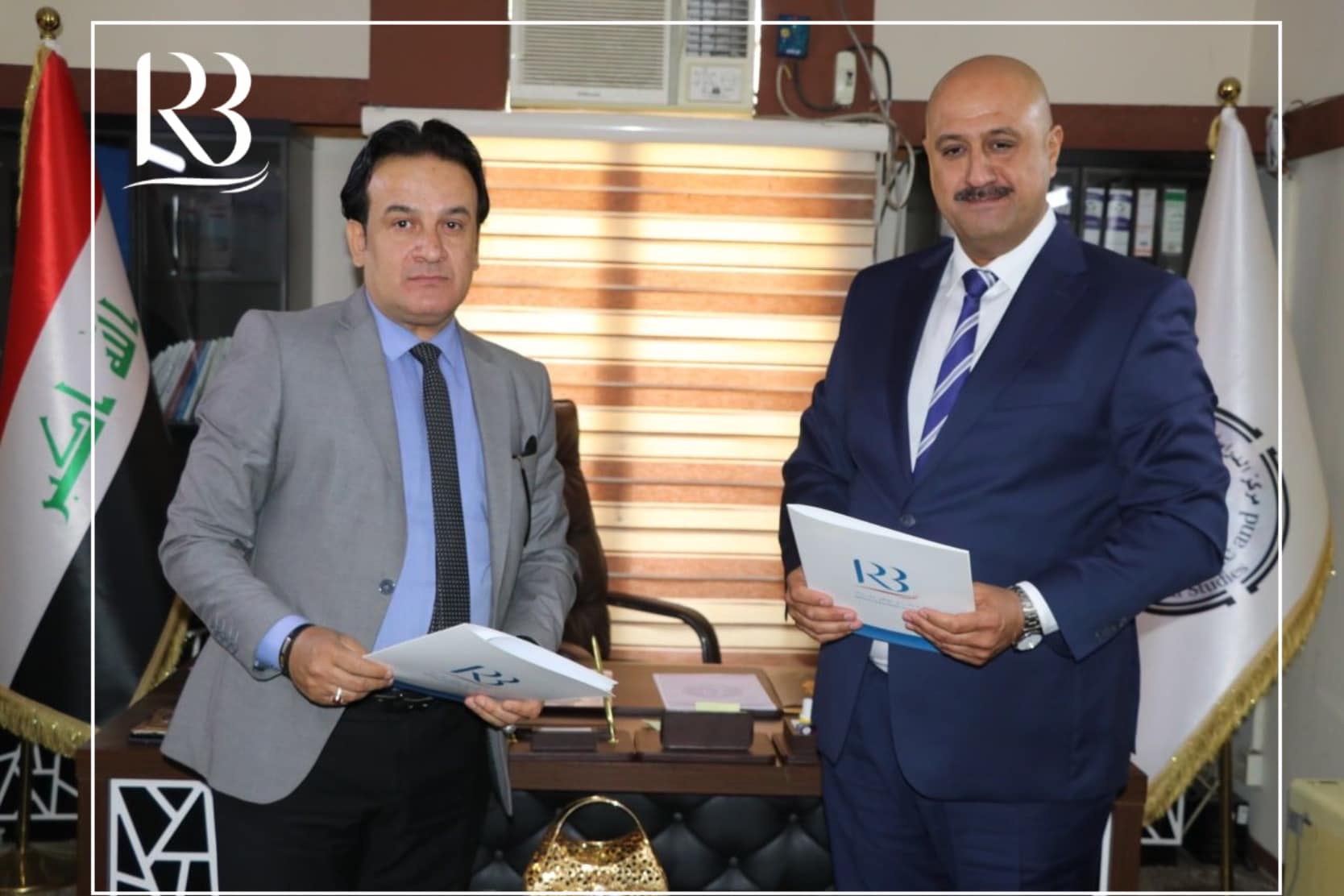 مركز رواق بغداد للسياسات العامة يوقع محضر تعاون مع  مركز   الدراسات الاستراتيجية والدولية بجامعة بغداد