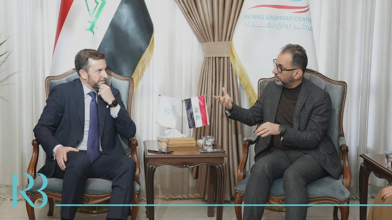 زيارة سعادة سفير إيطاليا في بغداد نيكولو فونتانا