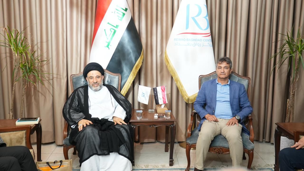 رواق بغداد يستقبل المفكر الإسلامي السيد كامل هاشم الهاشمي